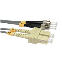 Cables Direct ST-SC, OM1, MMF, 10m InfiniBand/fibre optic cable Grey