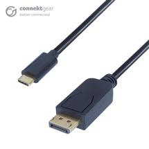 connektgear 2m USB 3.1 Connector Cable Type C male to DisplayPort male