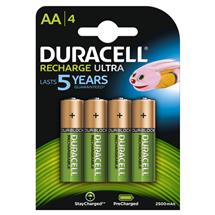 Rechargeable Batteries | Duracell 4xAA Rechargeable battery AA | In Stock | Quzo UK