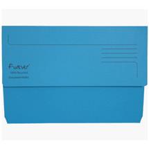 Exacompta 211/5001Z folder Manila hemp Assorted colours, Blue A4
