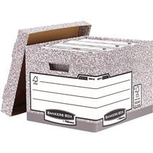 Fellowes 0081801 file storage box Paper Grey | In Stock