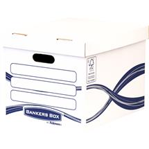 Fellowes 4460801 storage box Rectangular Paper Blue, White