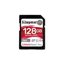 Kingston Technology 128GB Canvas React Plus SDXC UHSII 280R/100W U3