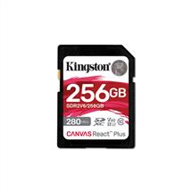 Kingston Technology 256GB Canvas React Plus SDXC UHSII 280R/150W U3