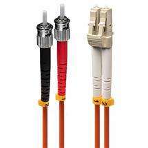 Lindy 2m LC-ST OM2 50/125 Fibre Optic Patch Cable | Quzo UK