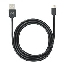 Mobilis 001278 USB cable 1 m USB A USB C/Lightning Black