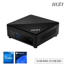 MSI Cubi 5 12M Intel Core i7 1255U Desktop PC, 16GB RAM, 512GB SSD,