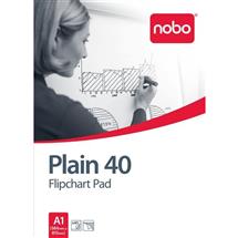Flipchart Pad | Nobo Flipchart Pad Plain 40 Sheets (A1) | In Stock
