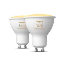 Philips Hue GU10 – smart spotlight – (2-pack) | Philips Hue White ambience GU10 – smart spotlight – (2-pack)