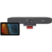POLY Studio Small Room Kit for MS Teams: Studio R30 USB Video Bar with
