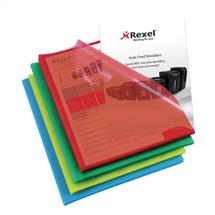 Rexel Cut Flush Folders A4 Assorted (100) | In Stock
