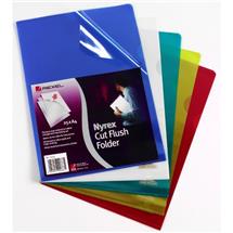 Rexel Nyrex™ A4 Cut Flush Folders Assorted (25) | In Stock