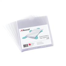 Rexel Nyrex™ Card Holders 152x102mm Clear (25) | In Stock