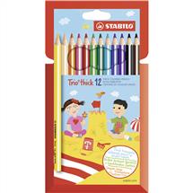 Colour Pencils | STABILO Trio Thick Multicolour 12 pc(s) | In Stock