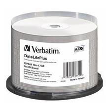 Blank Media | Verbatim DataLifePlus 4.7 GB DVD-R 50 pc(s) | In Stock