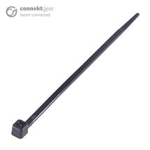 Parallel entry cable tie | connektgear Plastic Cable Ties (High Tensile Strength) 200 x 4.5mm