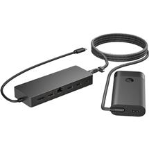 HP Universal USBC Hub and Laptop Charger Combo. Width: 150 mm, Depth: