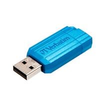 Verbatim Data Storage | Verbatim PinStripe - USB Drive 16 GB - Caribbean Bluee